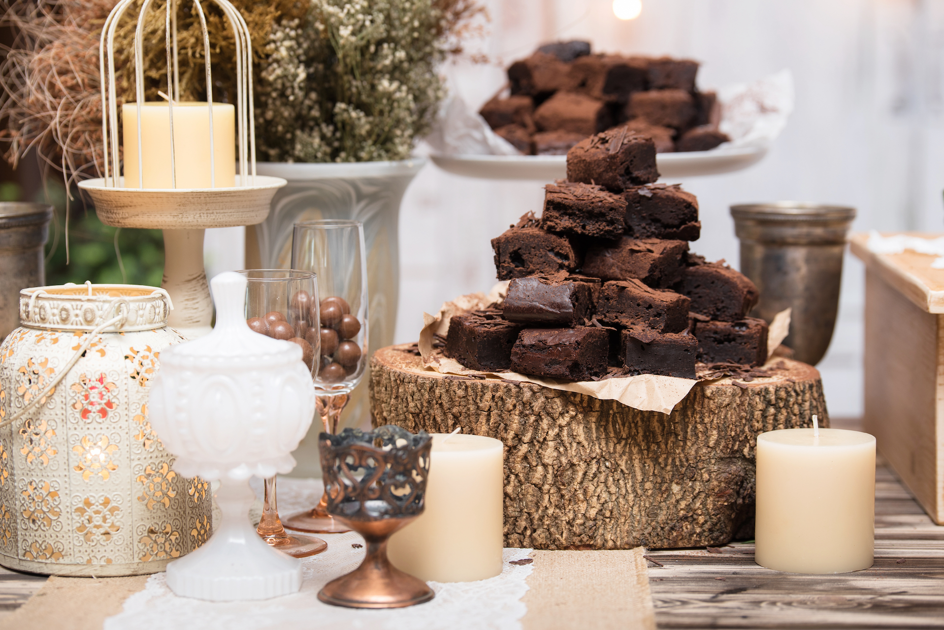 wedding brownies for bella mansions blog on wedding cake alternatives